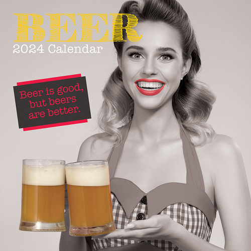 2024 Calendar Beer Square Wall by The Gifted Stationery GSC23667