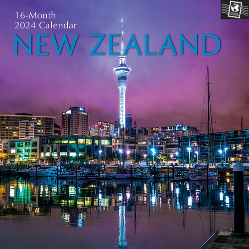2024 Calendar New Zealand Square Wall by The Gifted Stationery GSC23759
