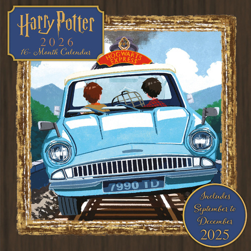2026 Calendar Harry Potter Official 16-Month Square Wall, Pyramid I32323
