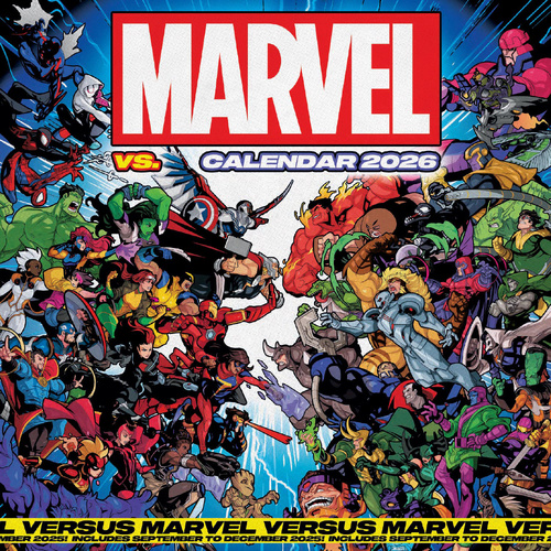 2026 Calendar Marvel Official 16-Month Square Wall, Pyramid I32415