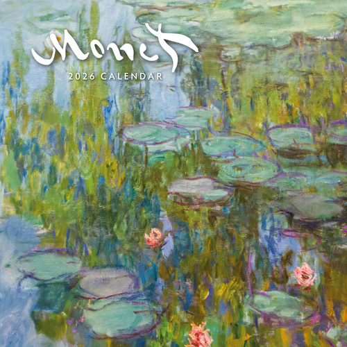 2026 Calendar Monet 16-Month Square Wall, Red Robin RR261214