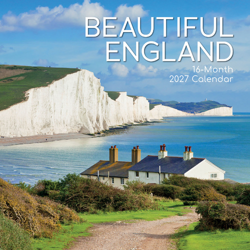 2027 Calendar Beautiful England Square Wall, Gifted Stationery GSC26906