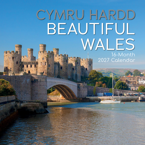 2027 Calendar Beautiful Wales Square Wall, Gifted Stationery GSC26908