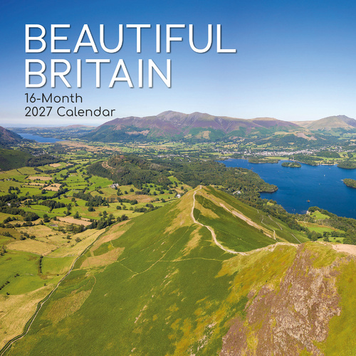2027 Calendar Beautiful Britain Square Wall, Gifted Stationery GSC26916