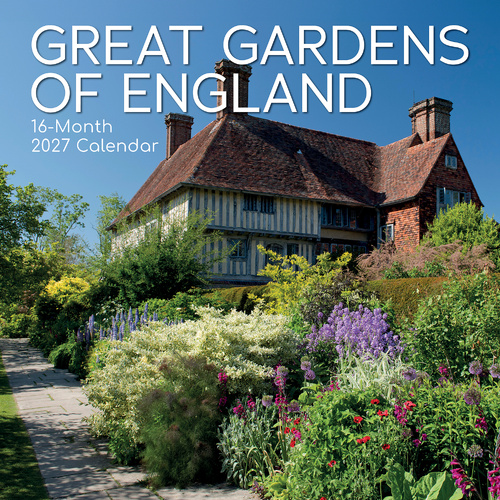 2027 Calendar Great Gardens of England Square Wall, Gifted Stationery GSC26936