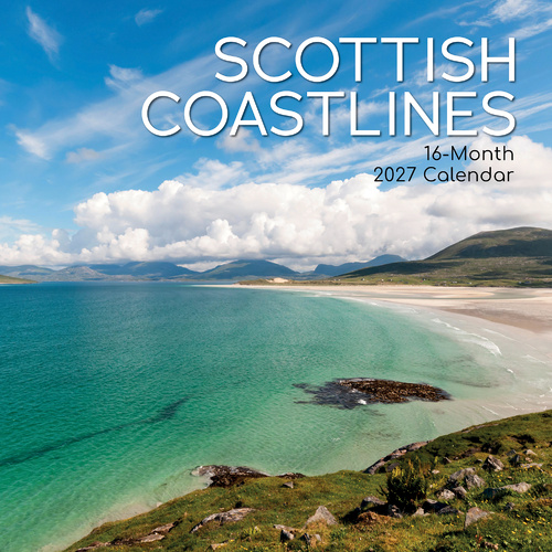 2027 Calendar Scottish Coastlines Square Wall, Gifted Stationery GSC26957