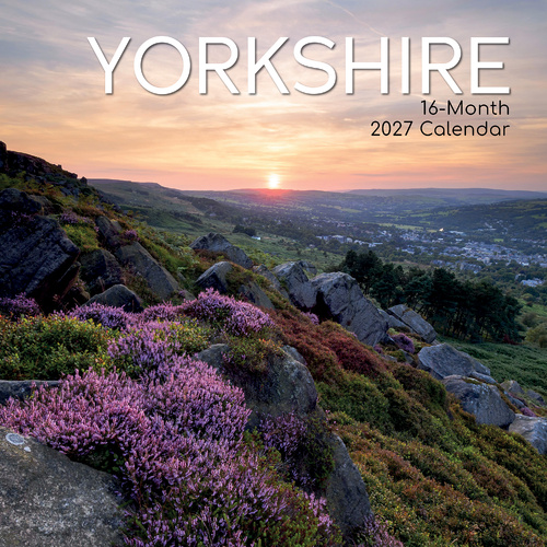 2027 Calendar Yorkshire Square Wall, Gifted Stationery GSC26973