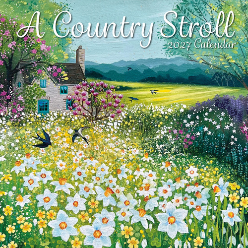 2027 Calendar A Country Stroll Square Wall, Gifted Stationery GSC27071