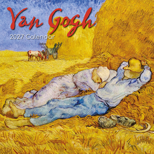 2027 Calendar Van Gogh Square Wall, Gifted Stationery GSC27106
