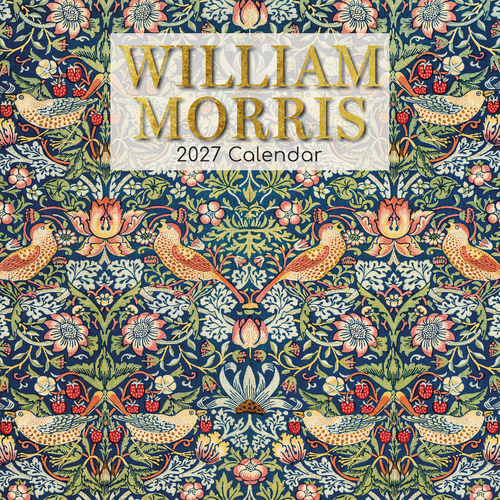 2027 Calendar William Morris Square Wall, Gifted Stationery GSC27110