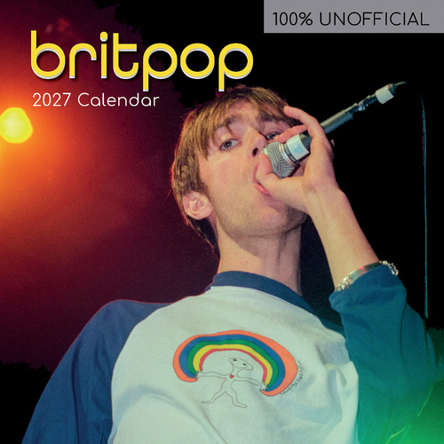 2027 Calendar 100% Unofficial Britpop Square Wall, Gifted Stationery GSC27156