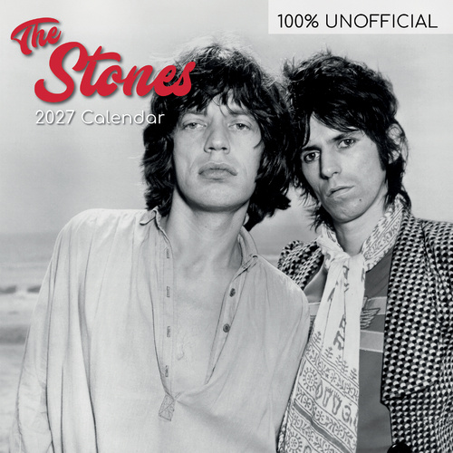 2027 Calendar 100% Unofficial The Stones Square Wall, Gifted Stationery GSC27165
