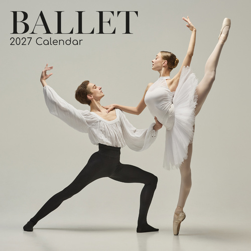 2027 Calendar Ballet Square Wall, Gifted Stationery GSC27166
