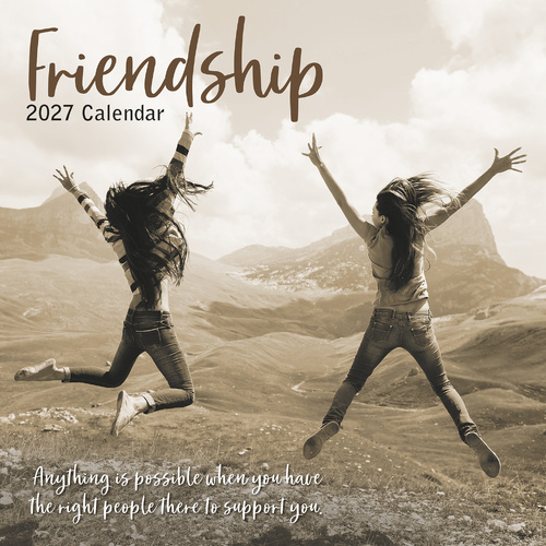 2027 Calendar Friendship Square Wall, Gifted Stationery GSC27171