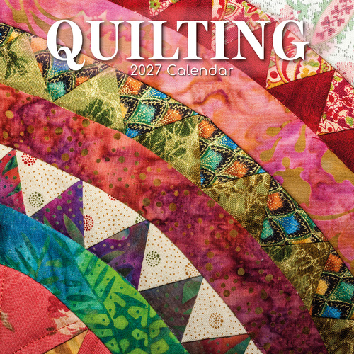 2027 Calendar Quilting Square Wall, Gifted Stationery GSC27177