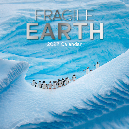 2027 Calendar Fragile Earth Square Wall, Gifted Stationery GSC27182