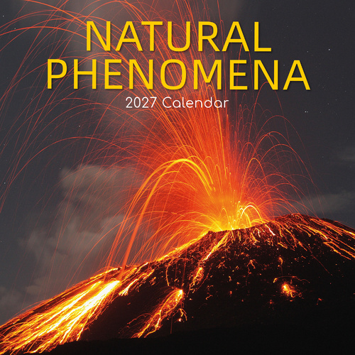 2027 Calendar Natural Phenomena Square Wall, Gifted Stationery GSC27183