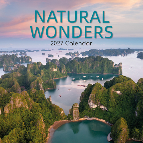 2027 Calendar Natural Wonders Square Wall, Gifted Stationery GSC27184