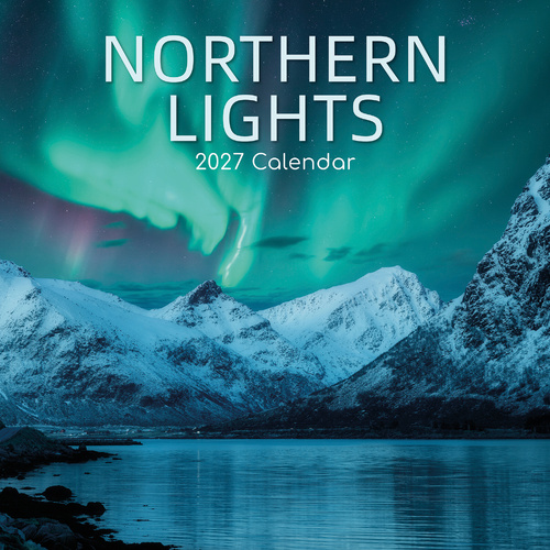 2027 Calendar Northern Lights Square Wall, Gifted Stationery GSC27185