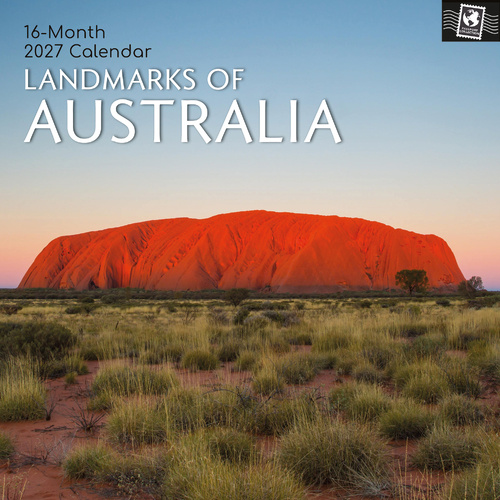 2027 Calendar Passport Collection Landmarks of Australia Square Wall, Gifted Stationery GSC27208