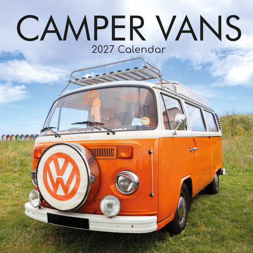 2027 Calendar Camper Vans Square Wall, Gifted Stationery GSC27223