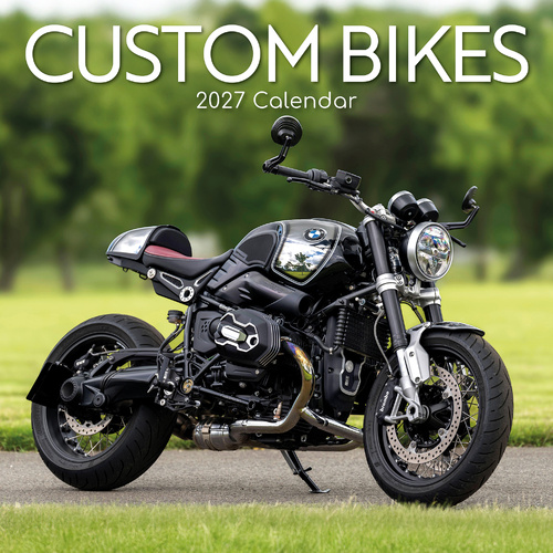 2027 Calendar Custom Bikes Square Wall, Gifted Stationery GSC27227