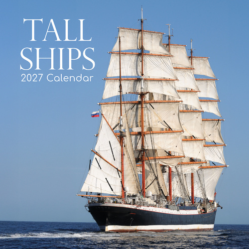 2027 Calendar Tall Ships Square Wall, Gifted Stationery GSC27237