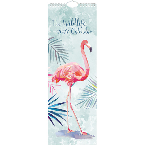 2027 Calendar The Wildlife B Slim Wall, Gifted Stationery GSC27274