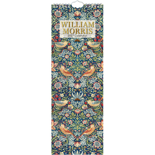 2027 Calendar William Morris Slim Wall, Gifted Stationery GSC27288