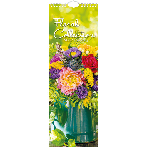 2027 Calendar Floral Collection Slim Wall, Gifted Stationery GSC27291