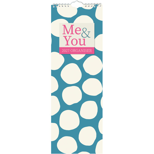 2027 Calendar Me & You Slim Wall, Gifted Stationery GSC27293