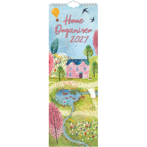 2027 Calendar Home Organiser - Country Life Slim Wall, Gifted Stationery GSC27299