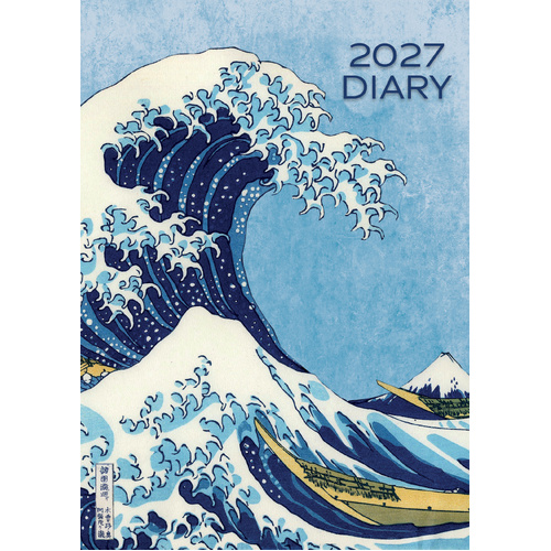 2027 Planner Hokusai Padded A5 Week to View, Gifted Stationery GSC27330