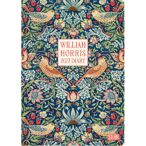 2027 Planner Strawberry Thief Padded A5 Week to View, Gifted Stationery GSC27351