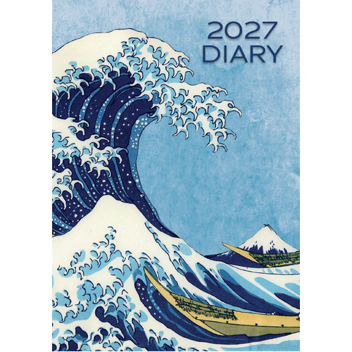 2027 Planner Hokusai Flexi A6 Week to View, Gifted Stationery GSC27388