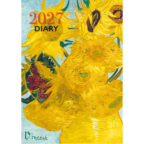 2027 Planner Van Gogh Flexi A6 Week to View, Gifted Stationery GSC27390
