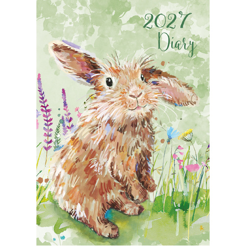 2027 Planner The Wildlife Flexi A6 Week to View, Gifted Stationery GSC27393