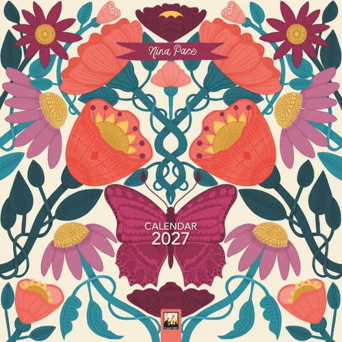 2027 Calendar Nina Pace Mini Wall by Flame Tree, CAL2027-SM04
