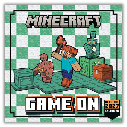 2027 Calendar Minecraft Official Square Wall, Danilo I00770