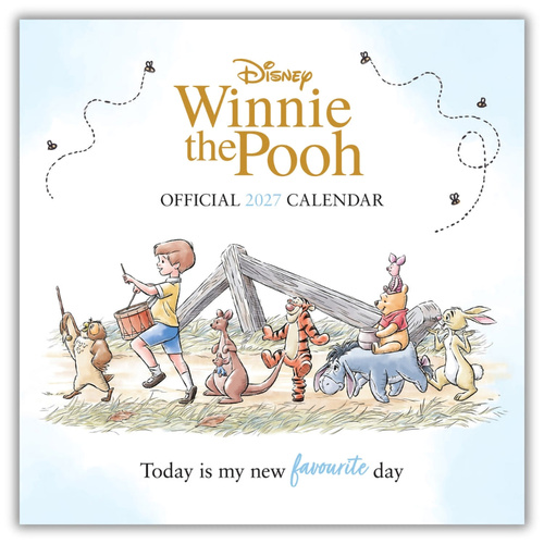 2027 Calendar Winnie The Pooh Official Square Wall, Danilo I01142