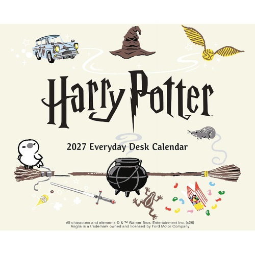 2027 Calendar Harry Potter Day-to-Day Boxed, Danilo I02071