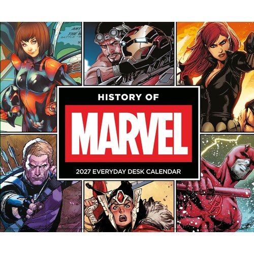 2027 Calendar Marvel Day-to-Day Boxed, Danilo I02101