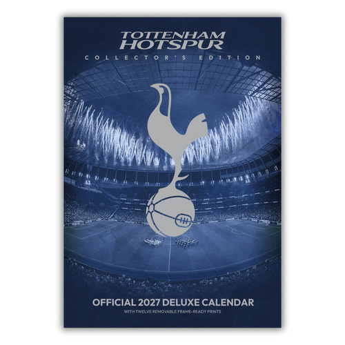 2027 Calendar Collector's Edition Official Tottenham Hotspur FC A3 Deluxe Wall with Posters, Danilo D02859