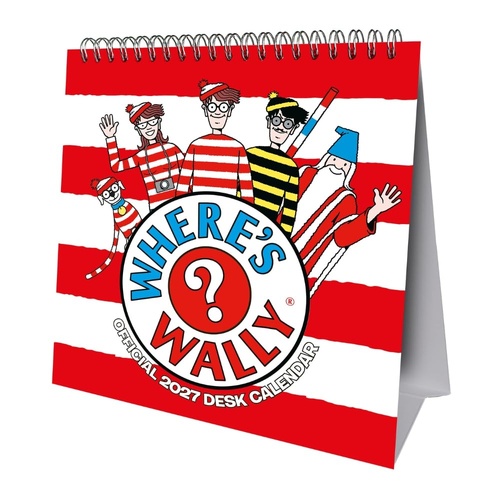 2027 Calendar Where's Wally Single View Desk Easel, Danilo D03320