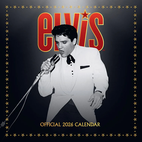 2026 Calendar Elvis Official Square Wall, Danilo D73951
