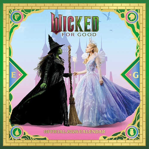 2026 Calendar Wicked Movie Official Square Wall, Danilo I75085