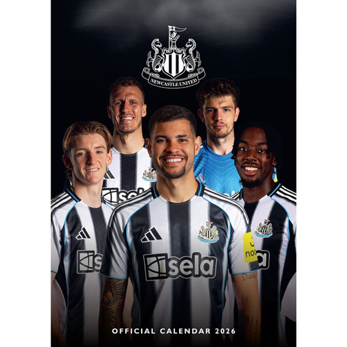 2026 Calendar Newcastle United FC Official A3 Vertical Wall, Danilo D75559