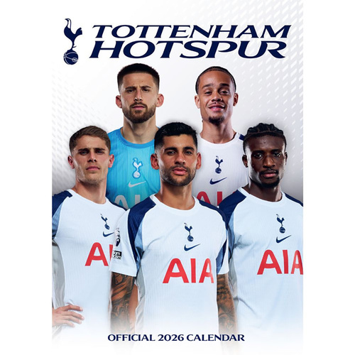 2026 Calendar Tottenham Hotspur FC Official A3 Vertical Wall, Danilo D75580