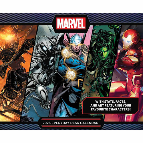 2026 Calendar Marvel Day-to-Day Boxed, Danilo I75900