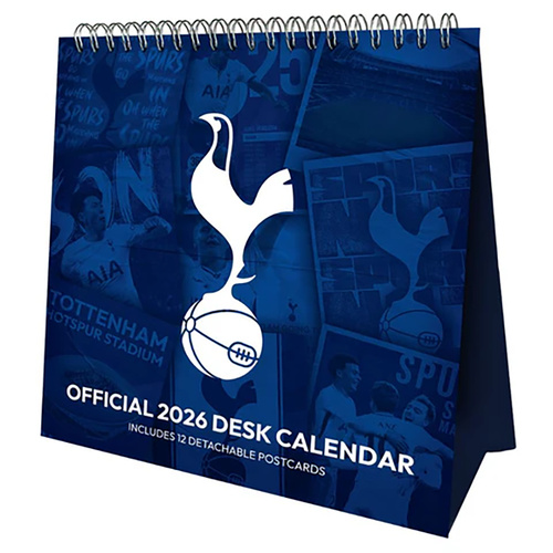2026 Calendar Tottenham Hotspur FC Official Single-View Desk Easel, Danilo D76495